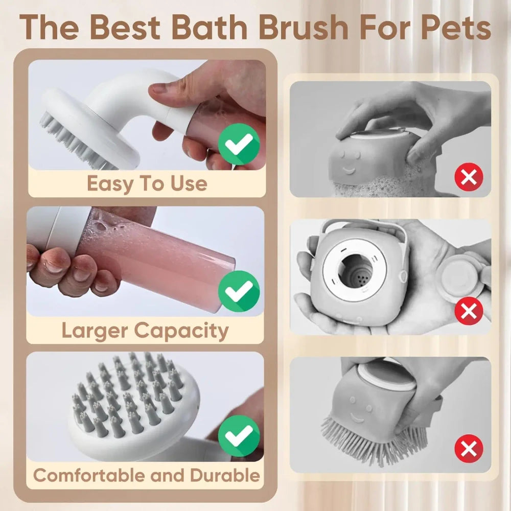 Silicone Dog Bath Brush